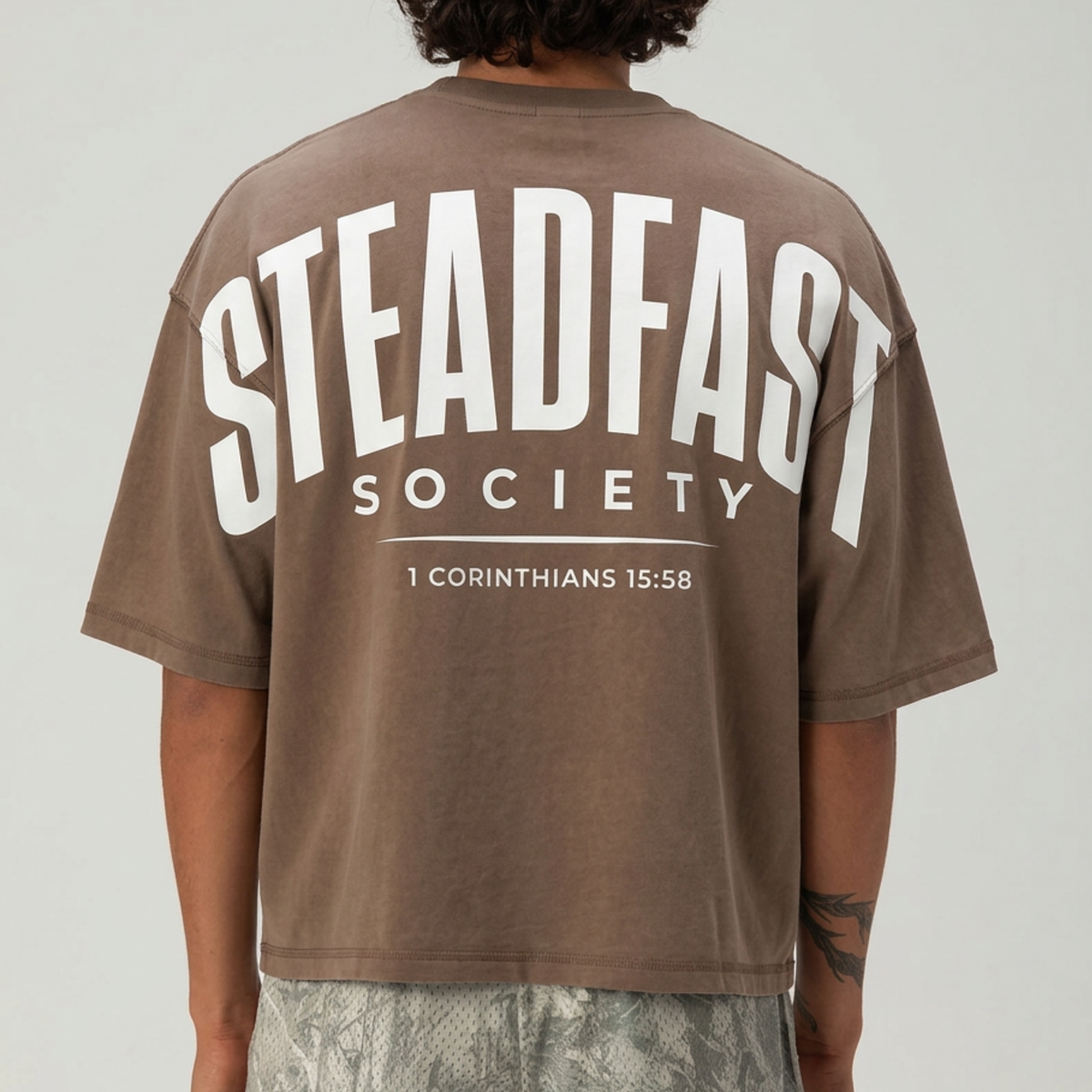 STEADFAST // Box Crop Tee