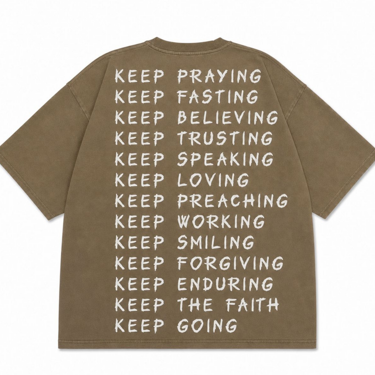 Keep Going // Box Crop Tee