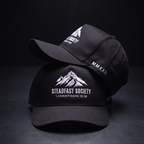 Steadfast Society Snapback // Black + White