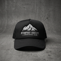 Steadfast Society Foam Trucker Hat // Black + White