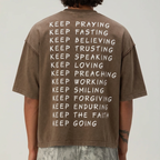 Keep Going // Box Crop Tee