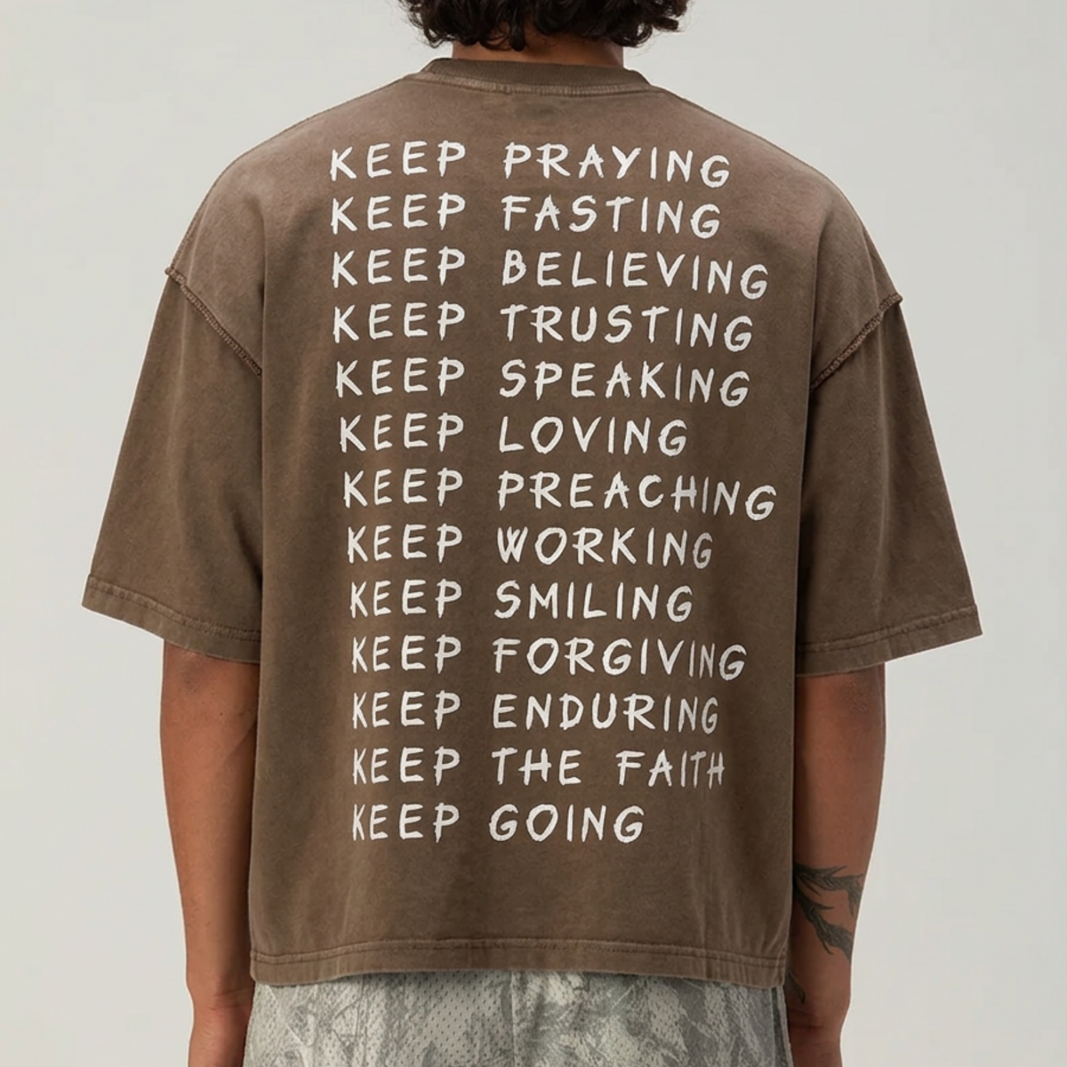 Keep Going // Box Crop Tee