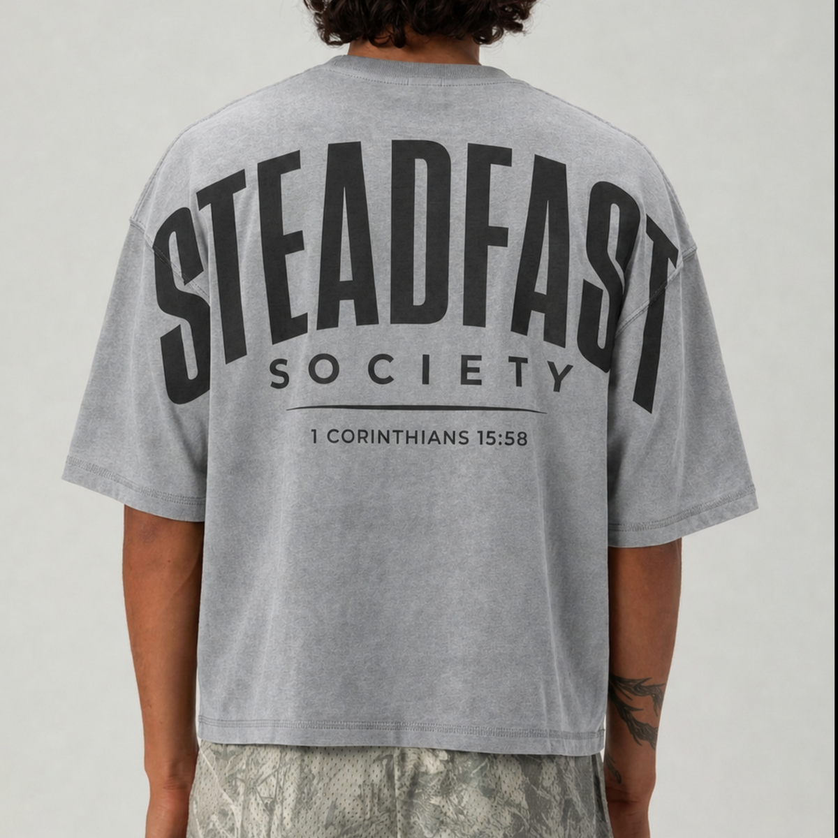 STEADFAST // Box Crop Tee