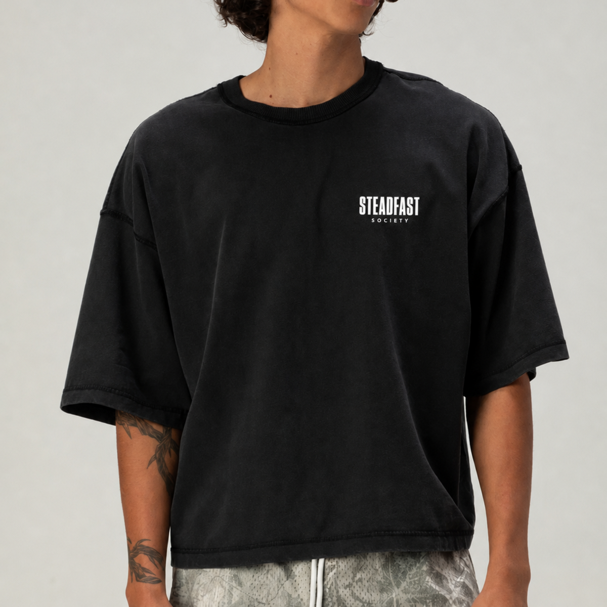 STEADFAST // Box Crop Tee