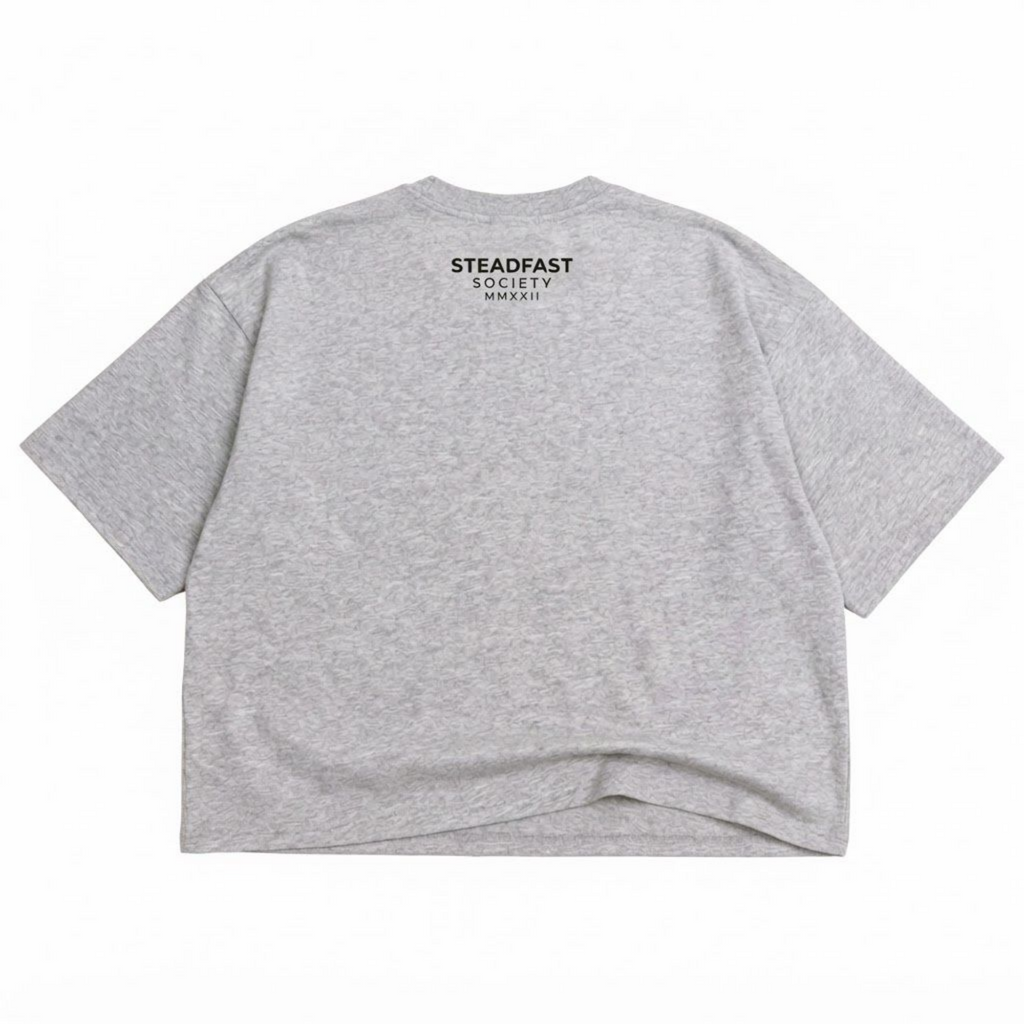 Be Ye Steadfast // Box Crop Tee