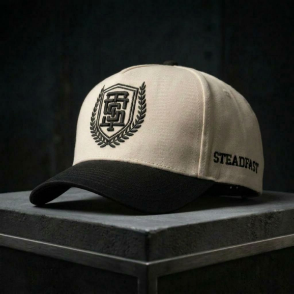 Legacy Logo //  Cream + Black // Snapback