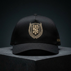Legacy Logo // Black + Gold // Snapback
